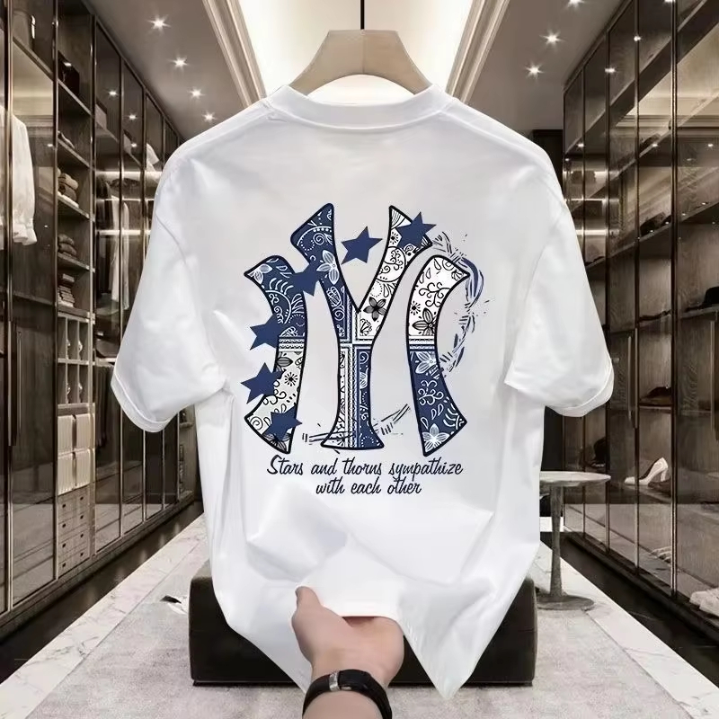 Streetwear Brand Flower - تي شيرت صيفي بتصميم زهور الكاجو
