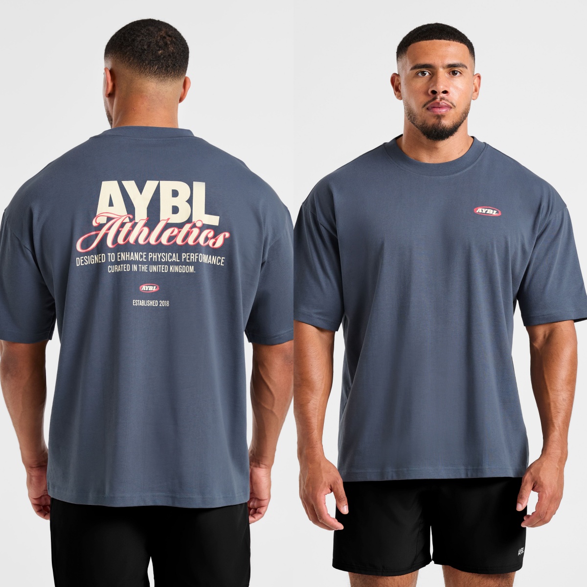 Streetwear Gym Brand - تي شيرت رياضي كلاسيكي بتصميم كبير
