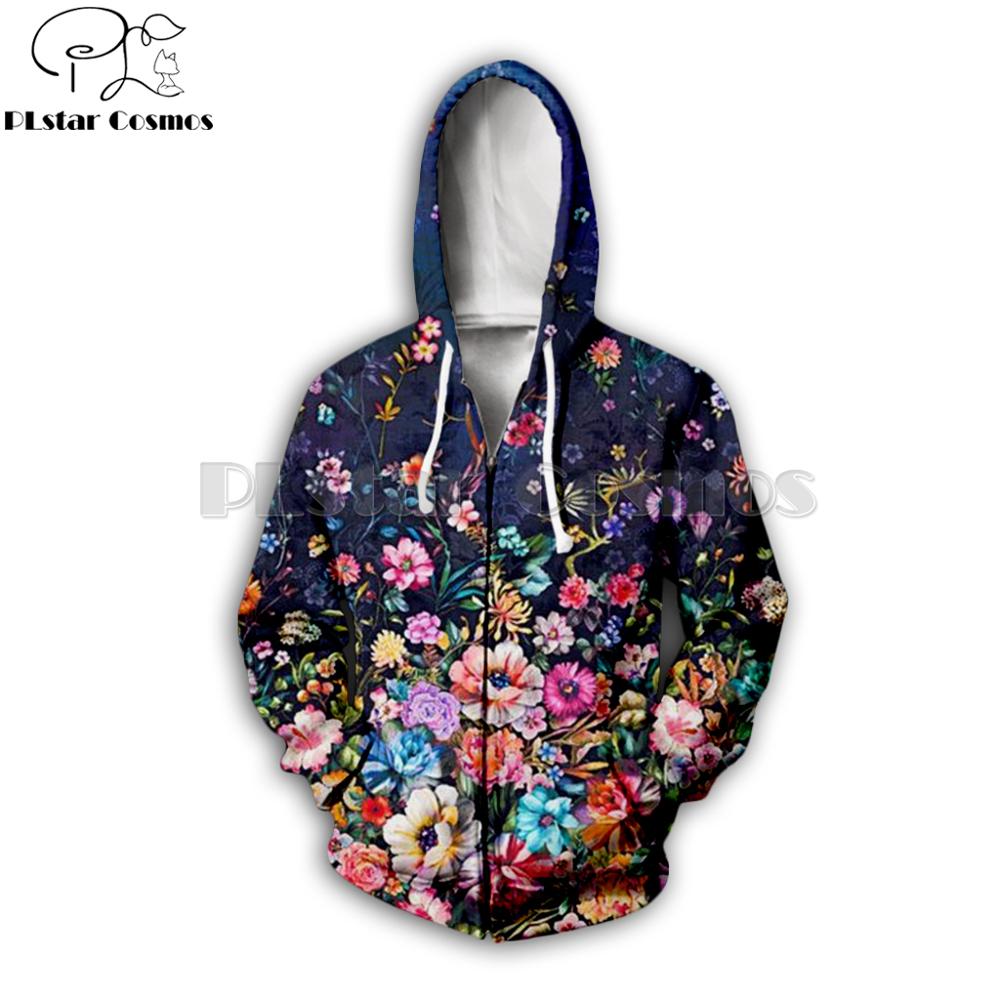 Streetwear Brand Flower - سترة بلاستار كوزموس بغطاء للرأس مع