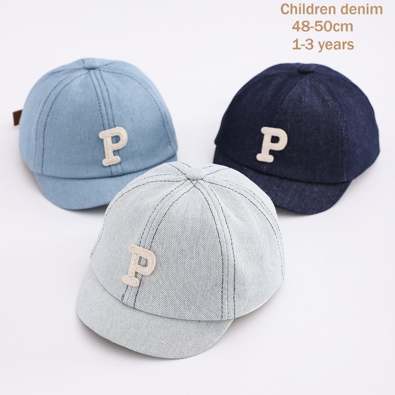 Streetwear Brand Hats - قبعة بيسبول دنيم للأطفال مقاس 48-50