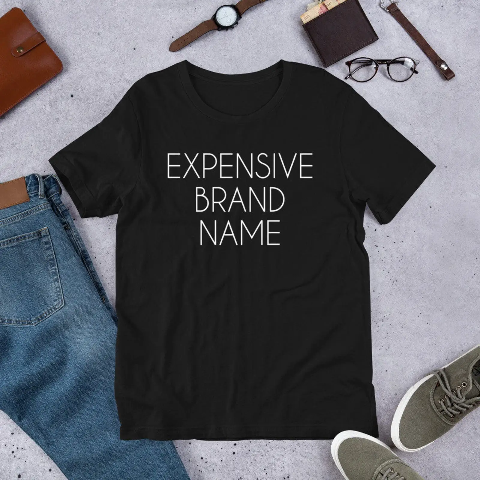 Streetwear Brand Name - تيشيرت مزيف بتصميم مبتذل ومضحك وساخر