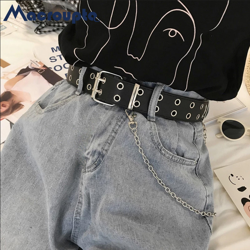 Streetwear Brand Belts - أحزمة النساء الشرير القوطي العلامة التجارية