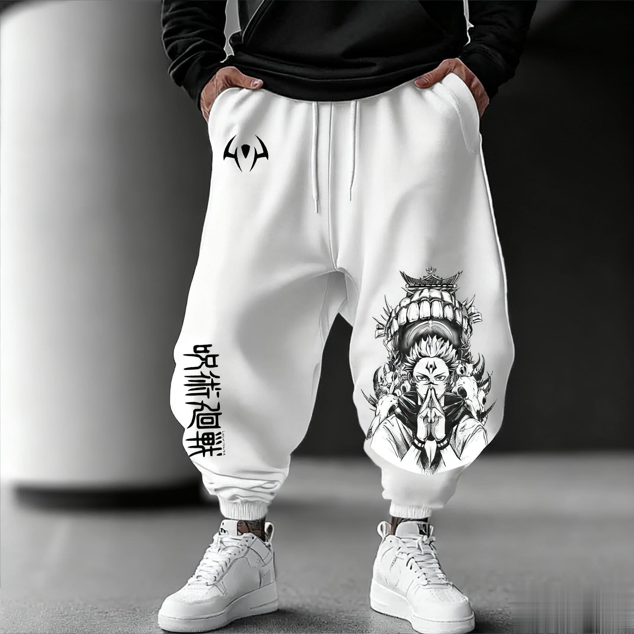 Jujutsu Kaisen الرجال سراويل ل - مراجعة Streetwear Brand Beanie وسعره