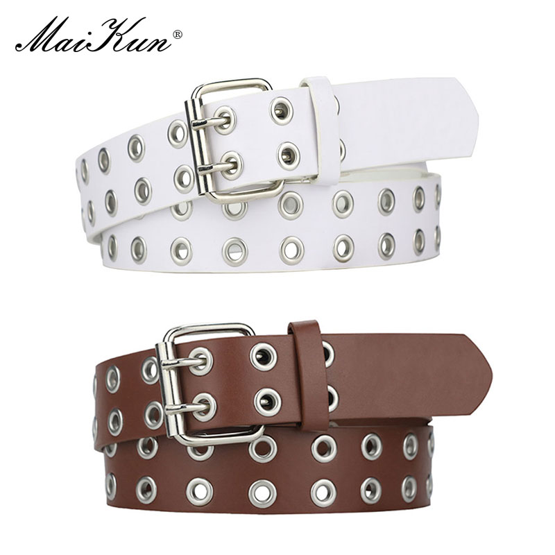 MaiKun-حزام جلدي مع مشبك بدبوس - مراجعة Streetwear Brand Belts وسعره