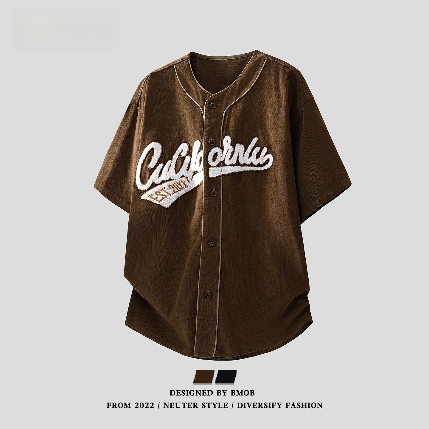 قميص بيسبول BMOB بأكمام قصيرة  - مراجعة Streetwear Brand Jersey وسعره