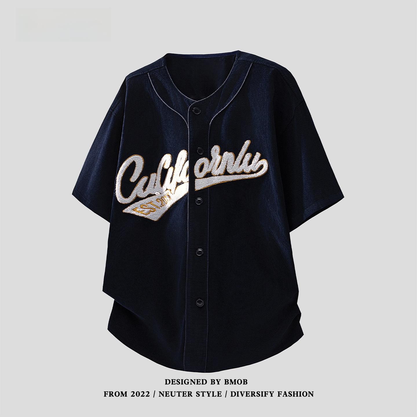 قميص بيسبول BMOB بأكمام قصيرة  - مراجعة Streetwear Brand Jersey وسعره