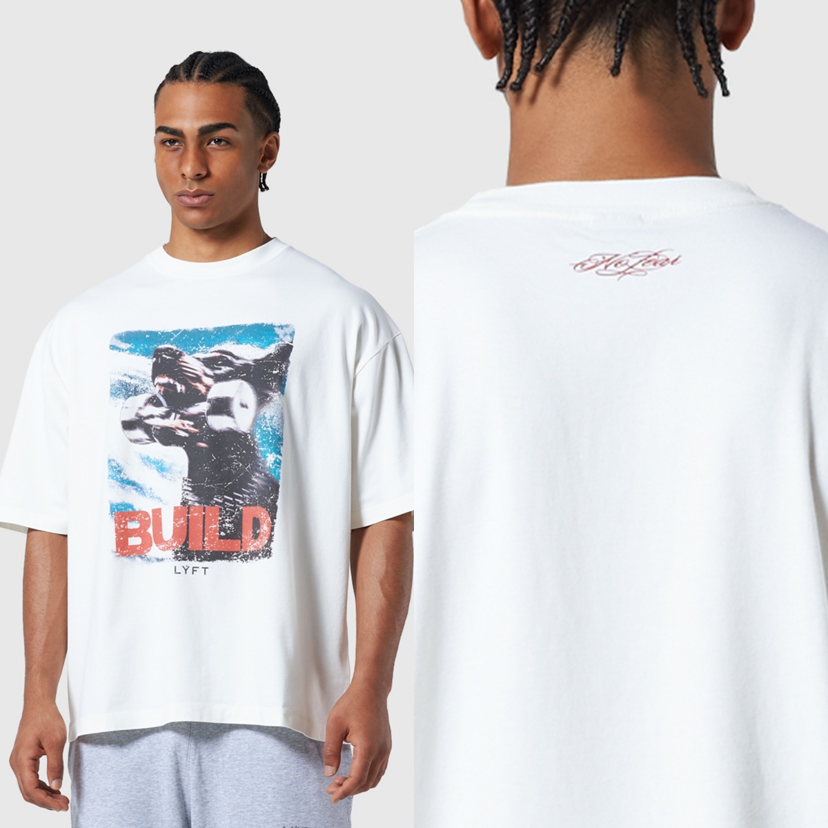 تي شيرت رجالي ونسائي من القطن  - مراجعة Streetwear Gym Brand وسعره