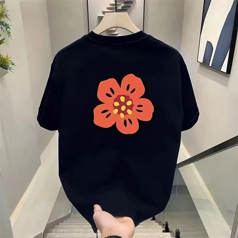 تي شيرت رجالي قطني بتصميم زهور - مراجعة Streetwear Brand Flower وسعره