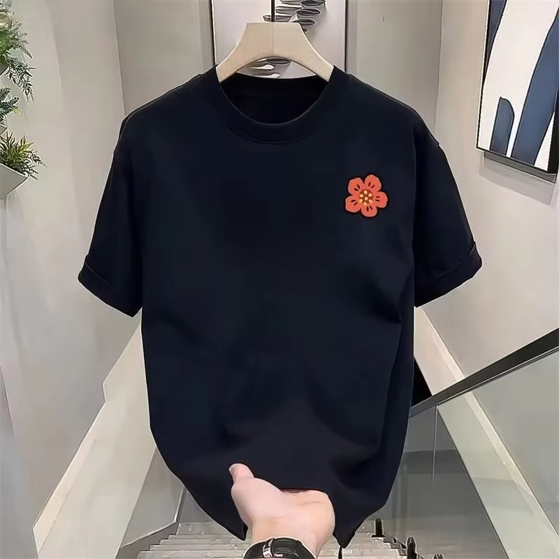 تي شيرت رجالي قطني بتصميم زهور - مراجعة Streetwear Brand Flower وسعره