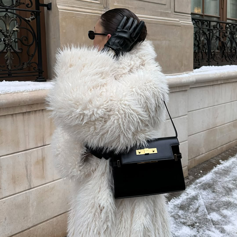 معطف فرو نسائي شتوي 2026 بتصمي - مراجعة Streetwear Brand Belts وسعره