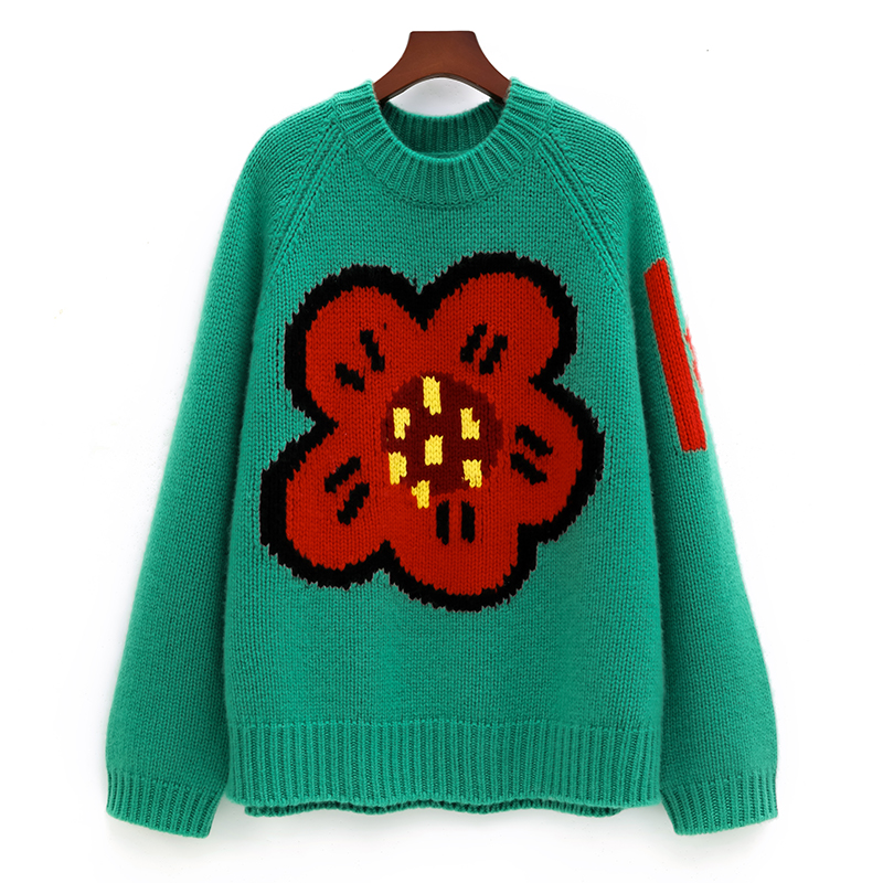 سترة نسائية من الكشمير الخالص  - مراجعة Streetwear Brand Flower وسعره