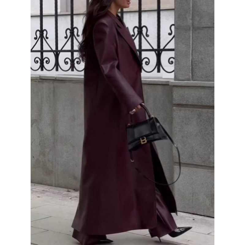 سترة نسائية خريفية طويلة من ال - مراجعة Streetwear Brand Belts وسعره