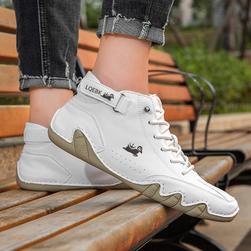 أحذية من الجلد للرجال أحذية ري - مراجعة Streetwear Brand Luxury وسعره