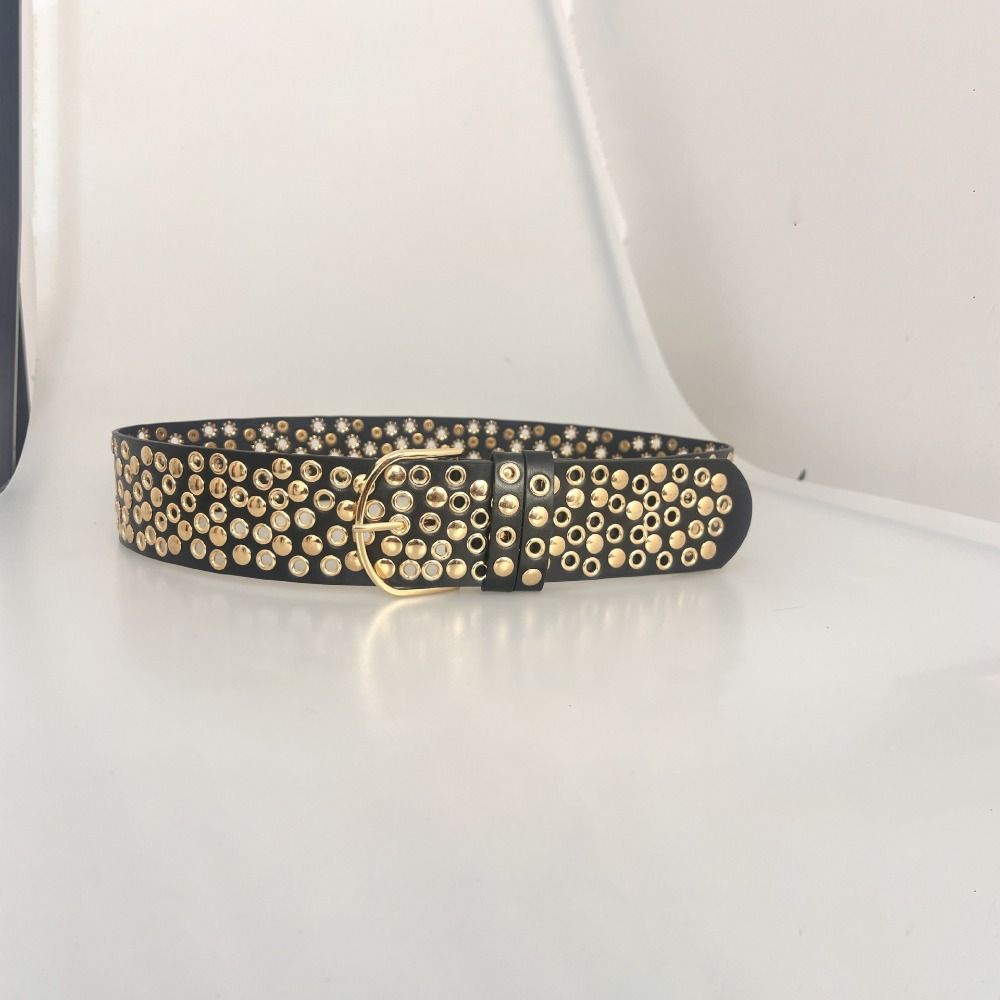 حزام بمسامير وثقوب مفرغة بأسلو - مراجعة Streetwear Brand Belts وسعره