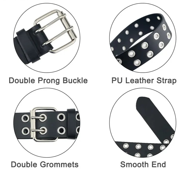 أحزمة نسائية بتصميم بانك جوث م - مراجعة Streetwear Brand Belts وسعره
